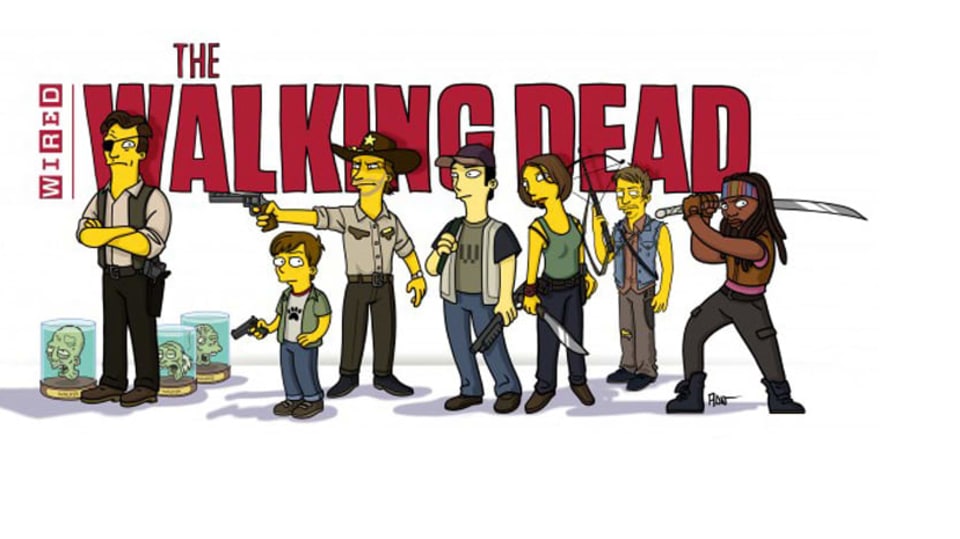 Živí mrtví Simpsonized 960